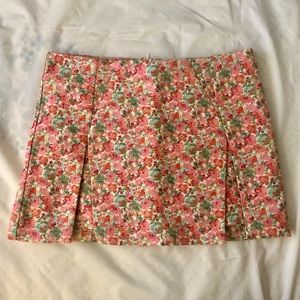 Topshop floral miniskirt